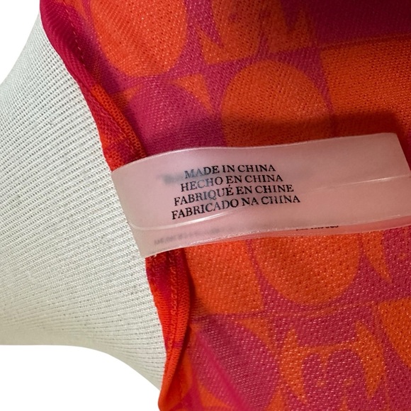 Forever 21 x Sports Illustrated Swim Cover-Up Tee Small Orange Purple Sheer SS - Picture 8 of 9